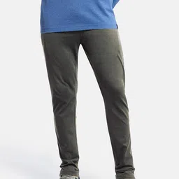 jockey AM49 Super Combed Cotton Rich Slim Fit Trackpants with Side Pockets & Zipper Media Pocket image 5