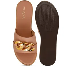 valiosaa Women Slip-On Round-Toe Heeled Sandals image 5