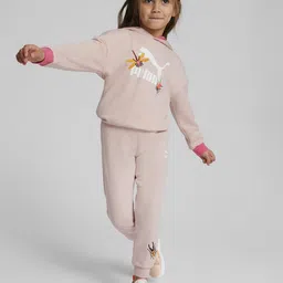 puma Graphic Print Straight Track Pants image 5