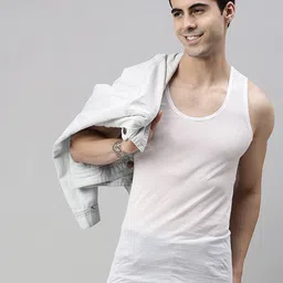 lux cozi Men Pack of 6 Sleeveless Vest image 5