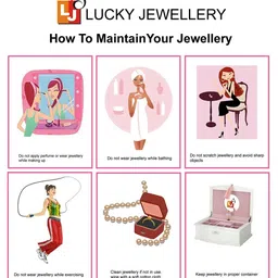 lucky jewellery Stone-Studded Cufflinks with Tiepin image 5