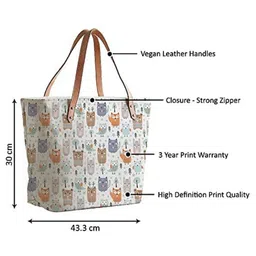 lychee bags Printed Canvas Shoulder Bag image 5