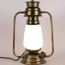 devansh Milky Glass Lantern Table Lamp image 5