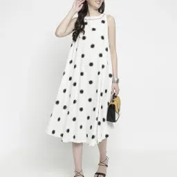 aayusika Printed Sleeveless Dress with Insert Pockets image 5