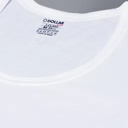 dollar Pack of 7 Men Solid Combed Cotton Shrinkless Vest image 5