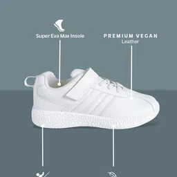 kazarmax Boys Round-Toe Lace-Up Shoes image 5