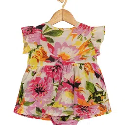 creative kid's Pack of 2 Printed Romper Dresses image 5