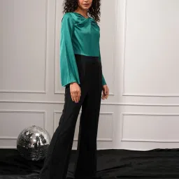 tokyo talkies Women Satin Jumpsuit image 5