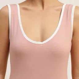 Shein Knee Length Contrast Binding Bodycon Dress image 5