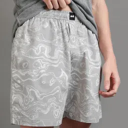 bewakoof Men Printed Boxers With Elasticated Waistband image 5