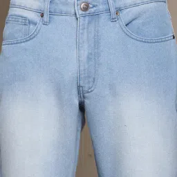 Shein Full Length Fly With Button Closure Mid Wash Jeans image 5