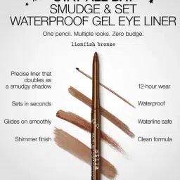 stila cosmetics Stay All Day Smudge And Set Waterproof Gel Eye Liner - Lionfish Bronze image 5