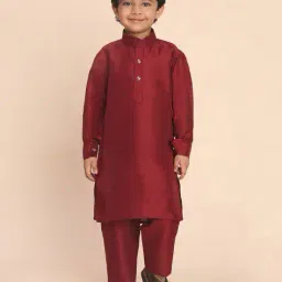 pro-ethic(style developer) Boys Embroidered Kurta Pyjama Set with Waistcoat image 5