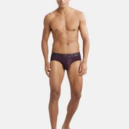 jockey Tactel Printed Briefs with Moisture Move Properties-IC29 image 5