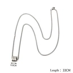 designs & you Men Triple Rings Circular Pendant Necklace image 5