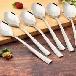fns Slimline Stainless Steel Mirror Finish Baby Spoon Set image 5