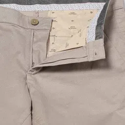 john players Men Flat-Front Slim Fit Trousers image 5