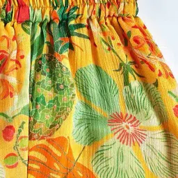 vastramay Girls Tropical Print 3-Piece Kurta Set image 5