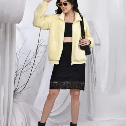 jakanary Women Tailored Fit Sweatshirt with Zip-Front image 5