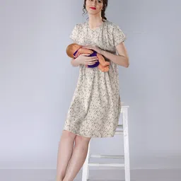 av2 Floral Print Round-Neck Nightie image 5