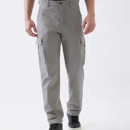 buda jeans co Men Mid-Rise Straight Fit Cargo Pants image 1