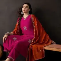 nyrika Women Embroidered Straight Kurta Set-picture-15