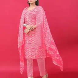 svaraa Women Floral Unstitched Dress Material-picture-33