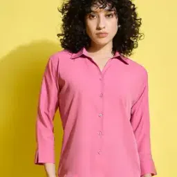 Women Regular Fit Crepe Shirt -image-31