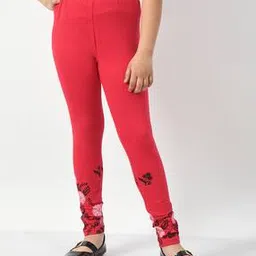 pixie n prince Girls Floral Print Leggings-picture-31