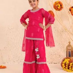 pspeaches Floral Print Kurta Suit Set-picture-8