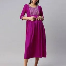 Women Fit And Flare Dress-image-47