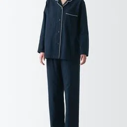 muji Relaxed Fit Side Seamless Flannel Pyjamas-picture-39