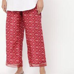 biba Floral Print Palazzo with Drawstring Waist-picture-38