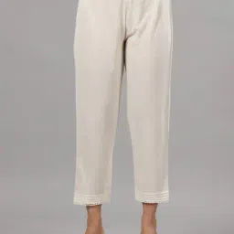 juniper Flat-Front Pants with Semi-Elasticated Waist image 1