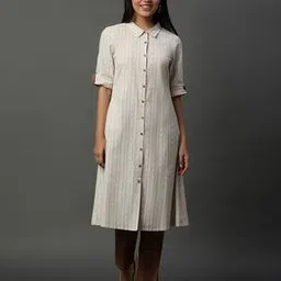 aurelia Women Striped No Darts Straight Kurta-picture-38