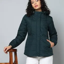 fort collins Women Regular Fit Zip-Font Bomber Jacket-picture-19