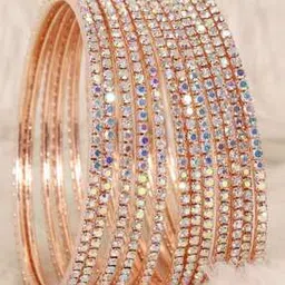 nmii Set of 12 Women Stone-Studded Bangles-picture-42