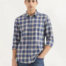 united colors of benetton Men Checked Regular Fit Shirt image 1
