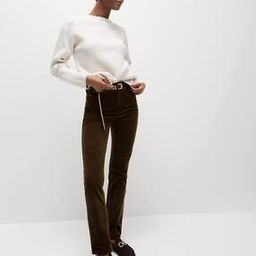 marks & spencer Women Cord Lightly Washed Straight Jeans-picture-16