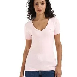 tommy hilfiger Short Sleeve V-Neck Favourite Core Plus T-Shirt-picture-30