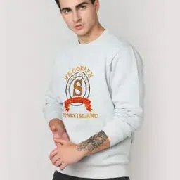 duke Embroidered Regular Fit Crew-Neck Sweatshirt-picture-15