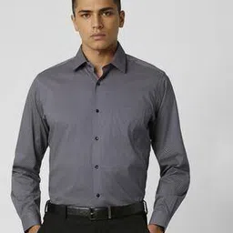 van heusen Men Patterned Regular Fit Shirt with Patch Pocket-picture-16
