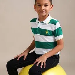 u.s. polo assn. Boys Striped Regular Fit Polo T-Shirt-picture-38