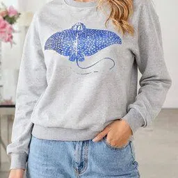 Shein Drop Shoulder Graphic Chest Print Sweatshirt-picture-21