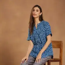 fabindia Women Printed Straight Tunic-picture-53
