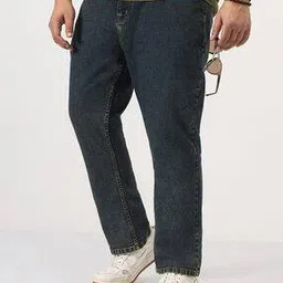 urbano plus Mid Rise Washed Straight Jeans-picture-15