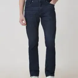Men Lightly Washed Skinny Fit Original Stretch Jeans-image-2