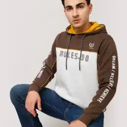 duke Men Colourblock Regular Fit Hoodie-picture-39