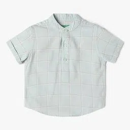 united colors of benetton Boys Checked Regular Fit Shirt-picture-45