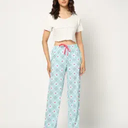 yousta Women Checked Regular Fit Pyjamas-picture-37